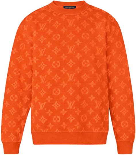 lv jumper orange|Knitwear and Sweatshirts Collection for Men .